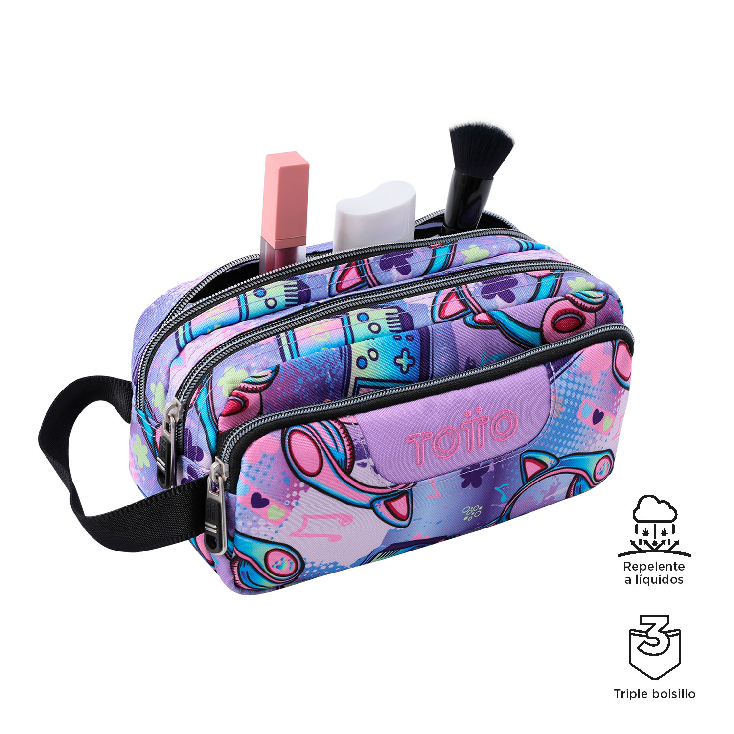 Estuche Agapec - Palmeras rosas - Imagen 3
