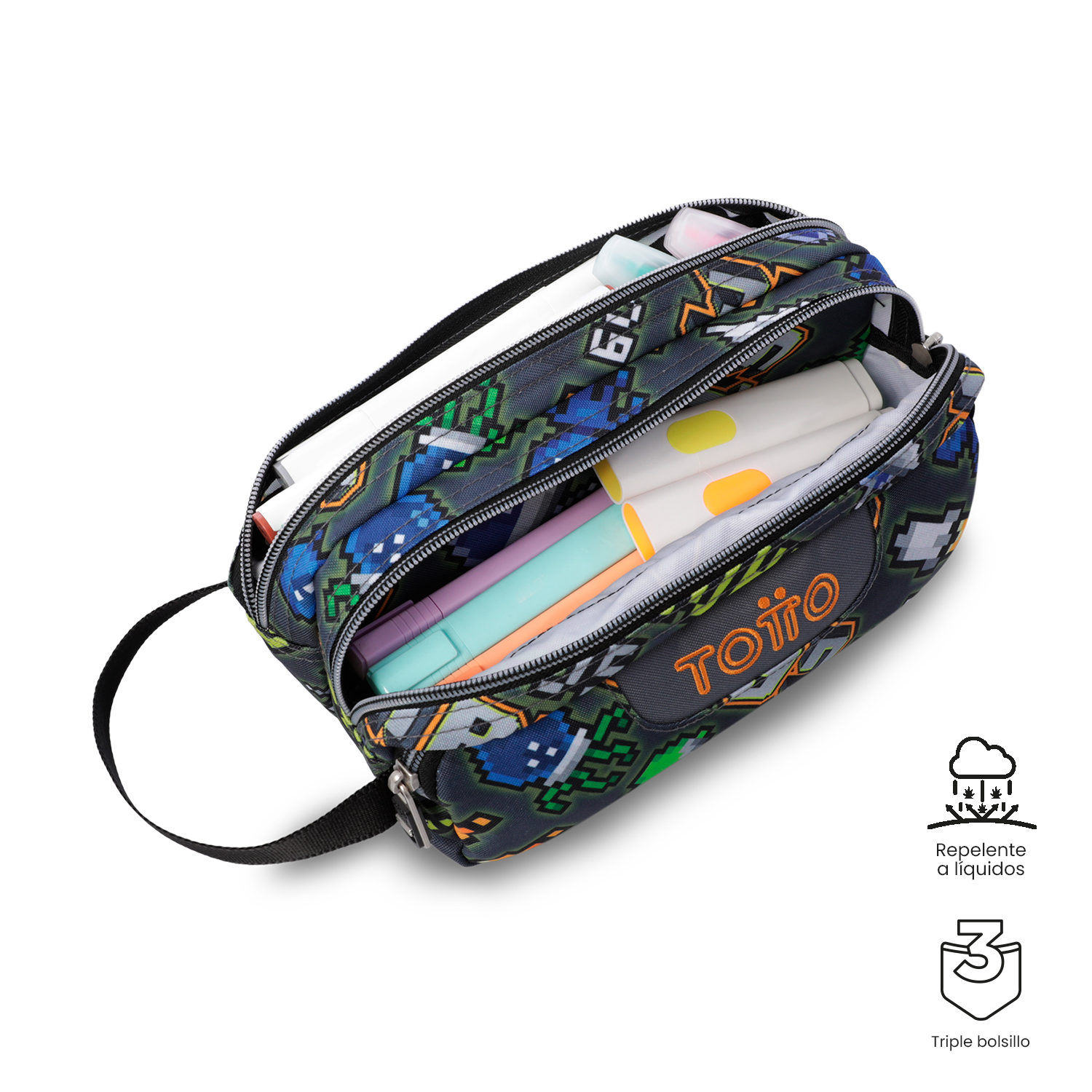 Estuche Agapec - Palmeras rosas - Imagen 3