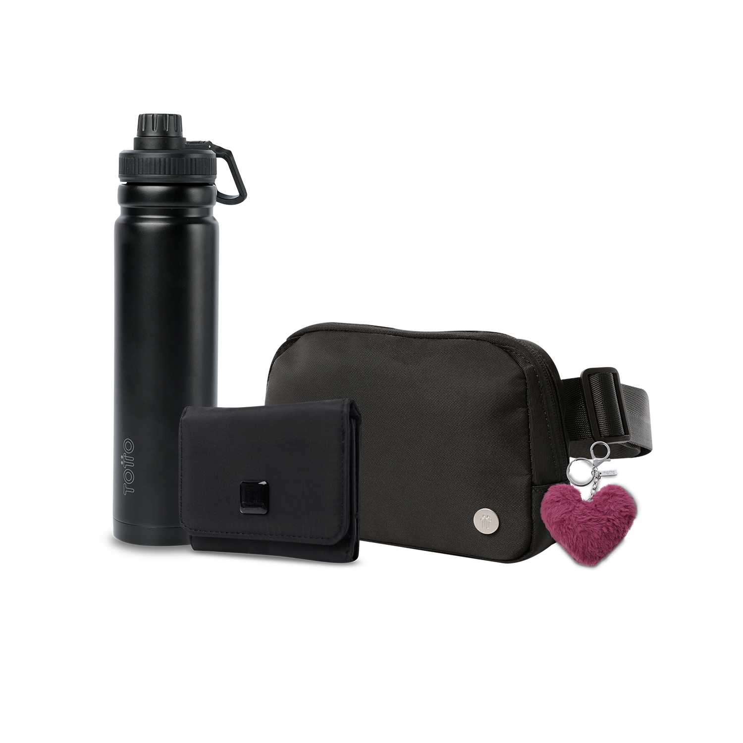 KIT X 4 REGALO RIÑONERA + BOTELLA+ CARTERA + LLAVERO MALAGA - Toners