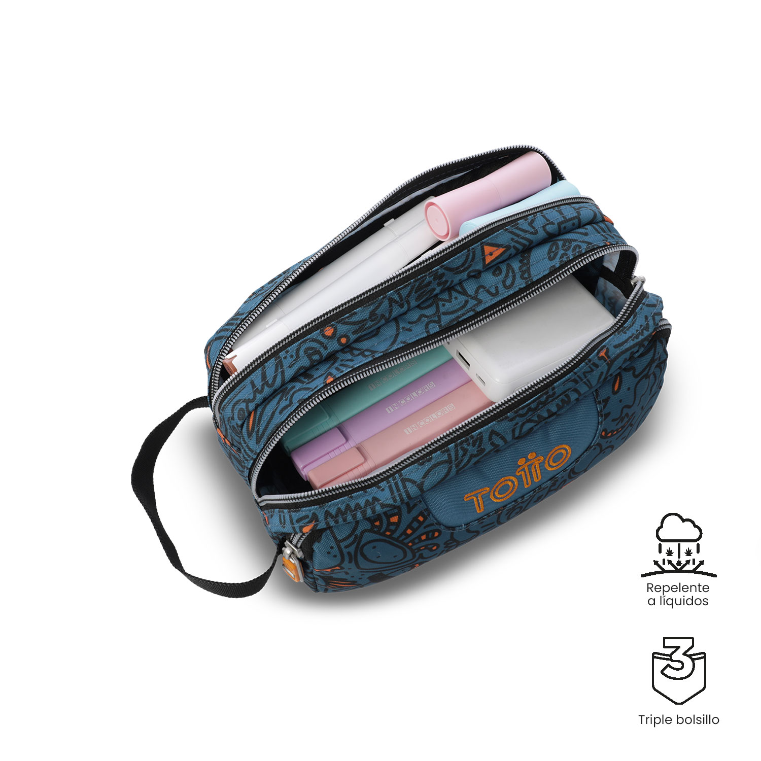Estuche Agapec - Palmeras rosas - Imagen 6