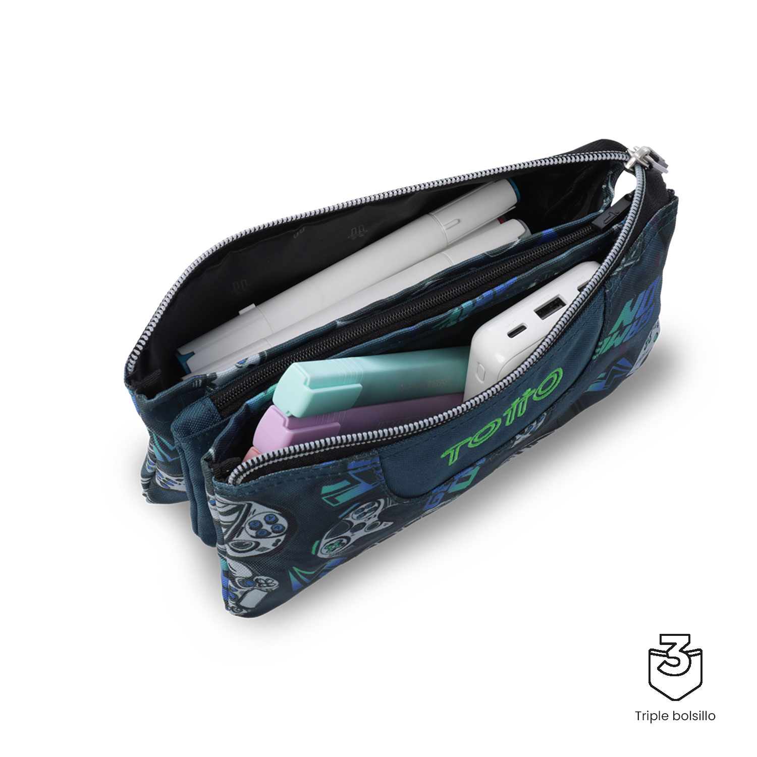 Estuche Tablero Glitter - Paws - Imagen 3
