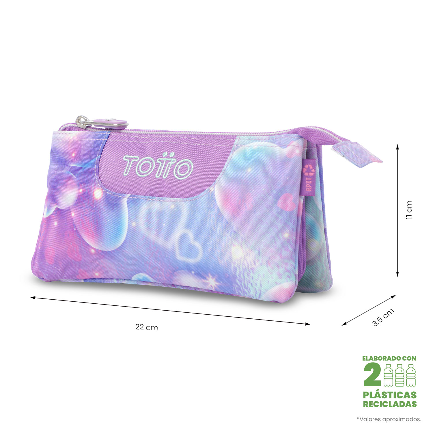 Estuche Tablero Glitter - Paws - Imagen 5