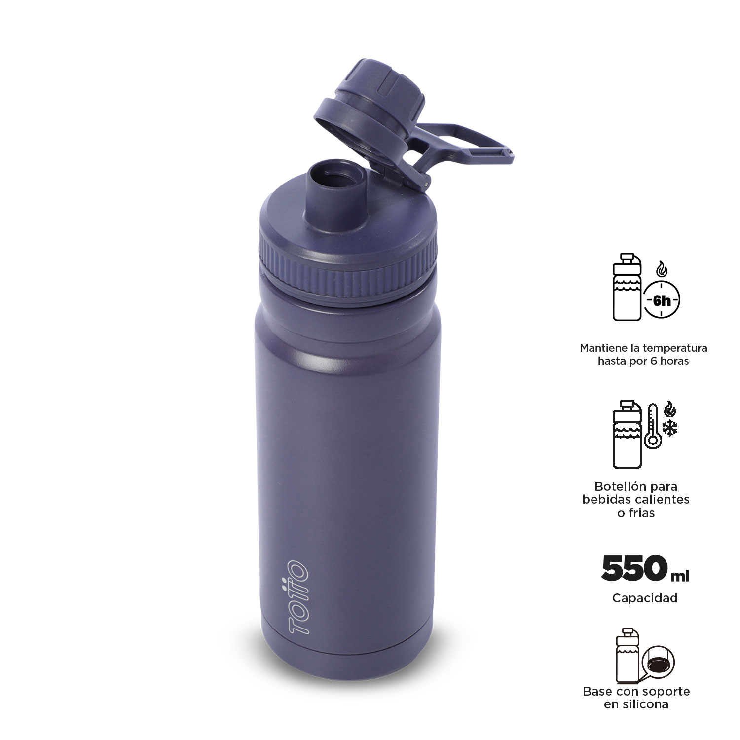 Botella Jettes 550 - Ultimate Gray - Imagen 4