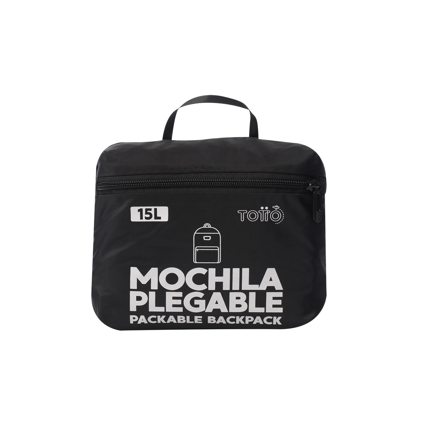 Mochila Plegable Xingu 15 - Negro - Imagen 2
