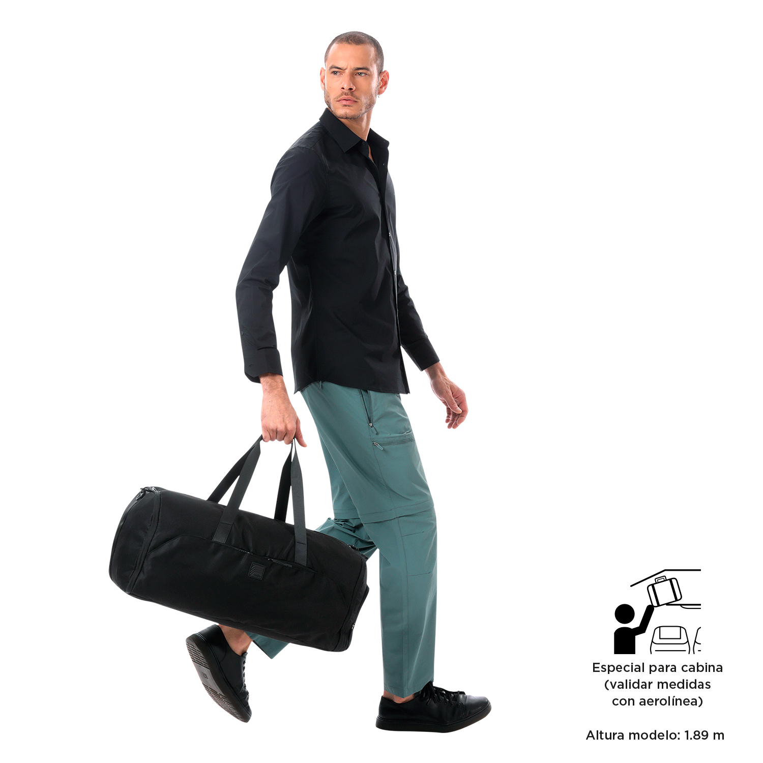 Bolsa Weekender Flex XL - Negro - Imagen 2