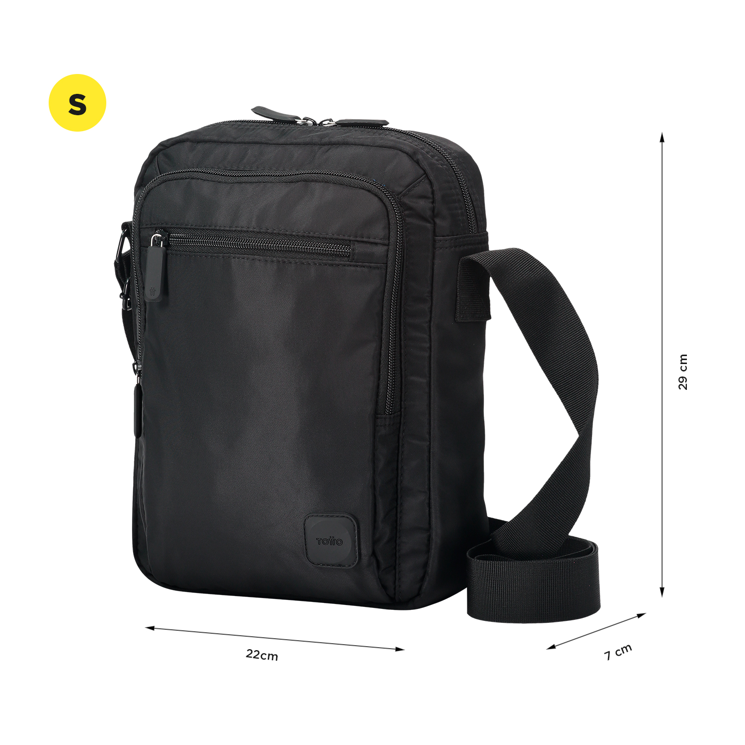 Bolso bandolera Bayonne - Negro - Imagen 4