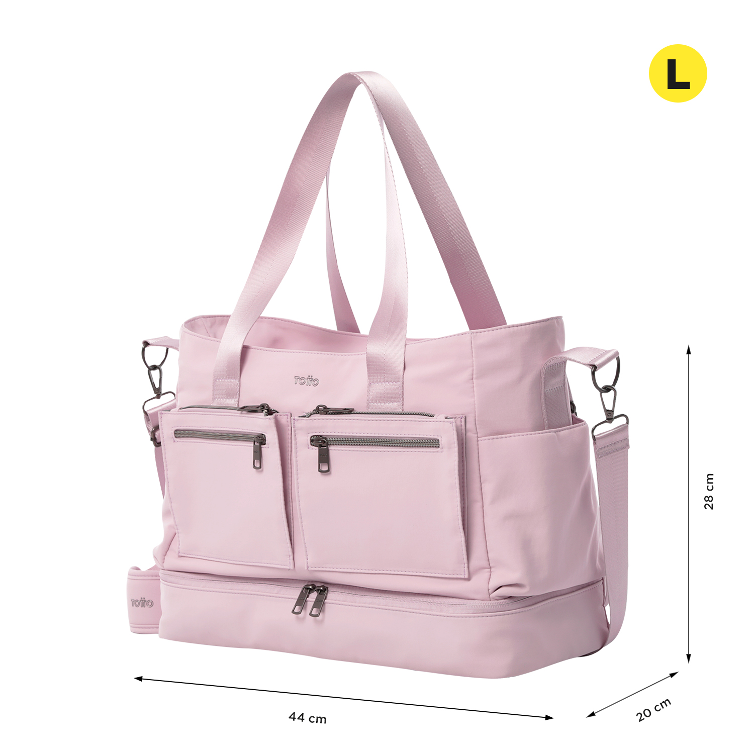 Bolso Maxi Tote - Negro - Imagen 3