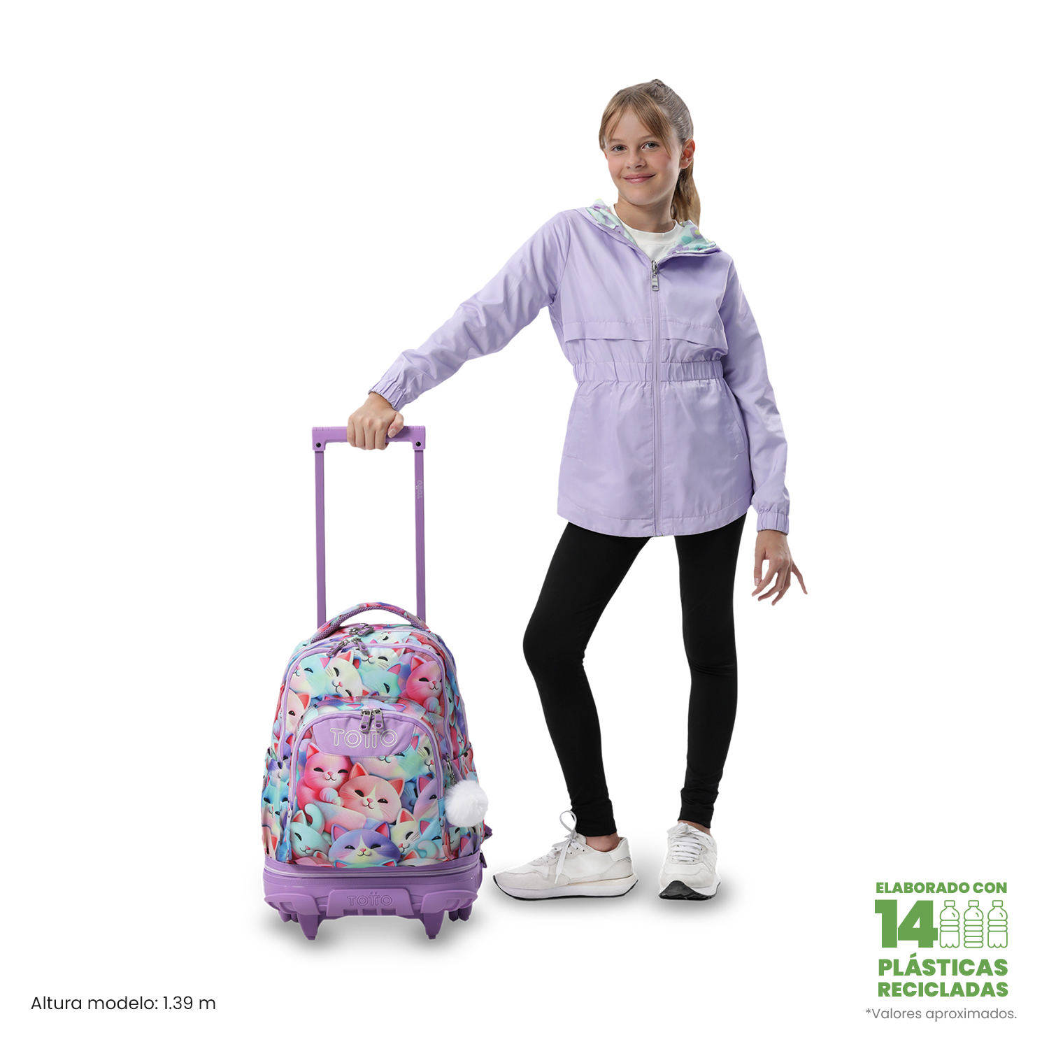 Mochila desmontable Tiza Glitter - Bloom - Imagen 5