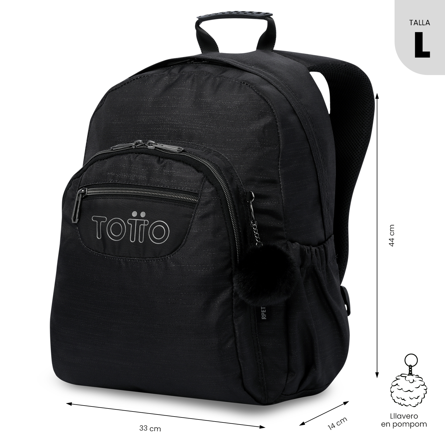 Mochila Acuarela Neo - Black - Imagen 3