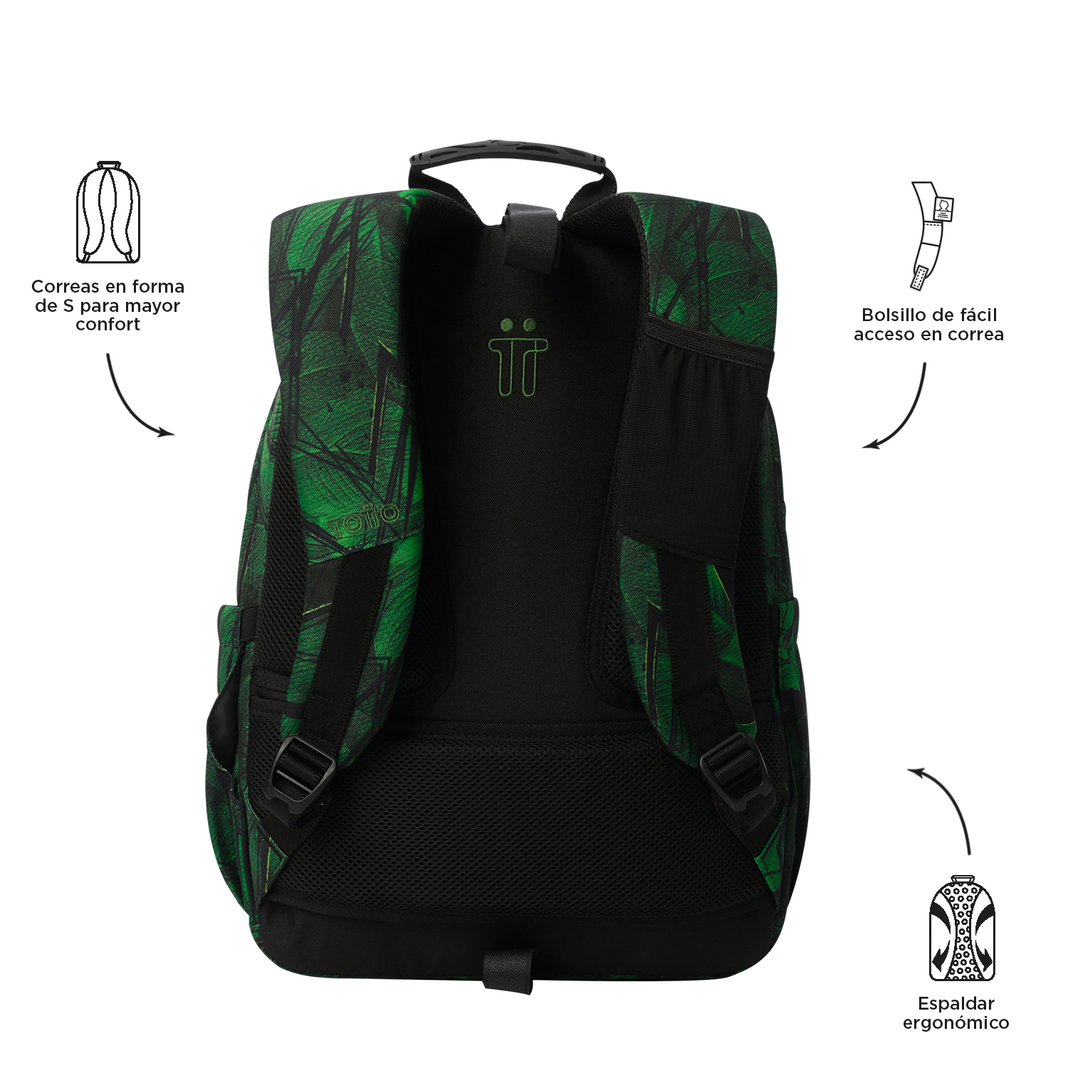 Mochila Acuareles Glitter - Shiny Heart - Imagen 3