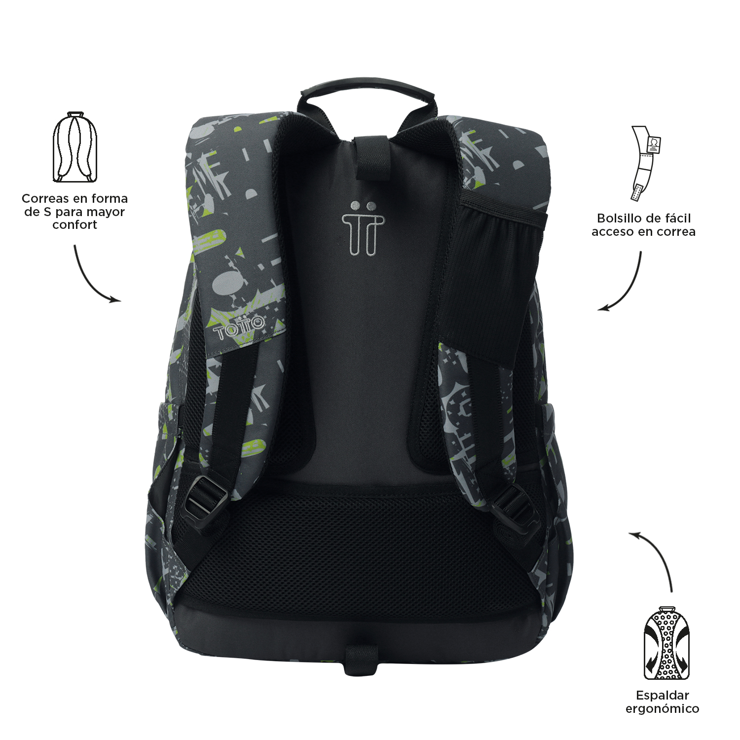 Mochila Acuareles Glitter - Shiny Heart - Imagen 3