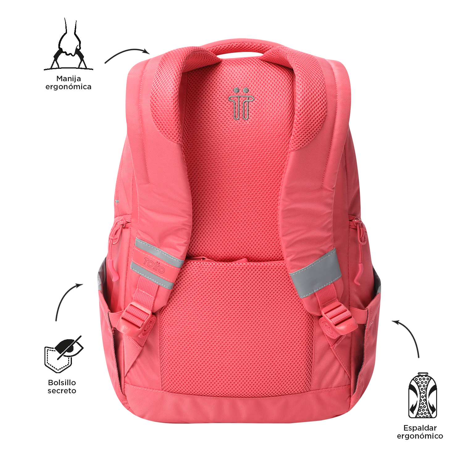 Mochila Eufrates - Claret Red - Imagen 3