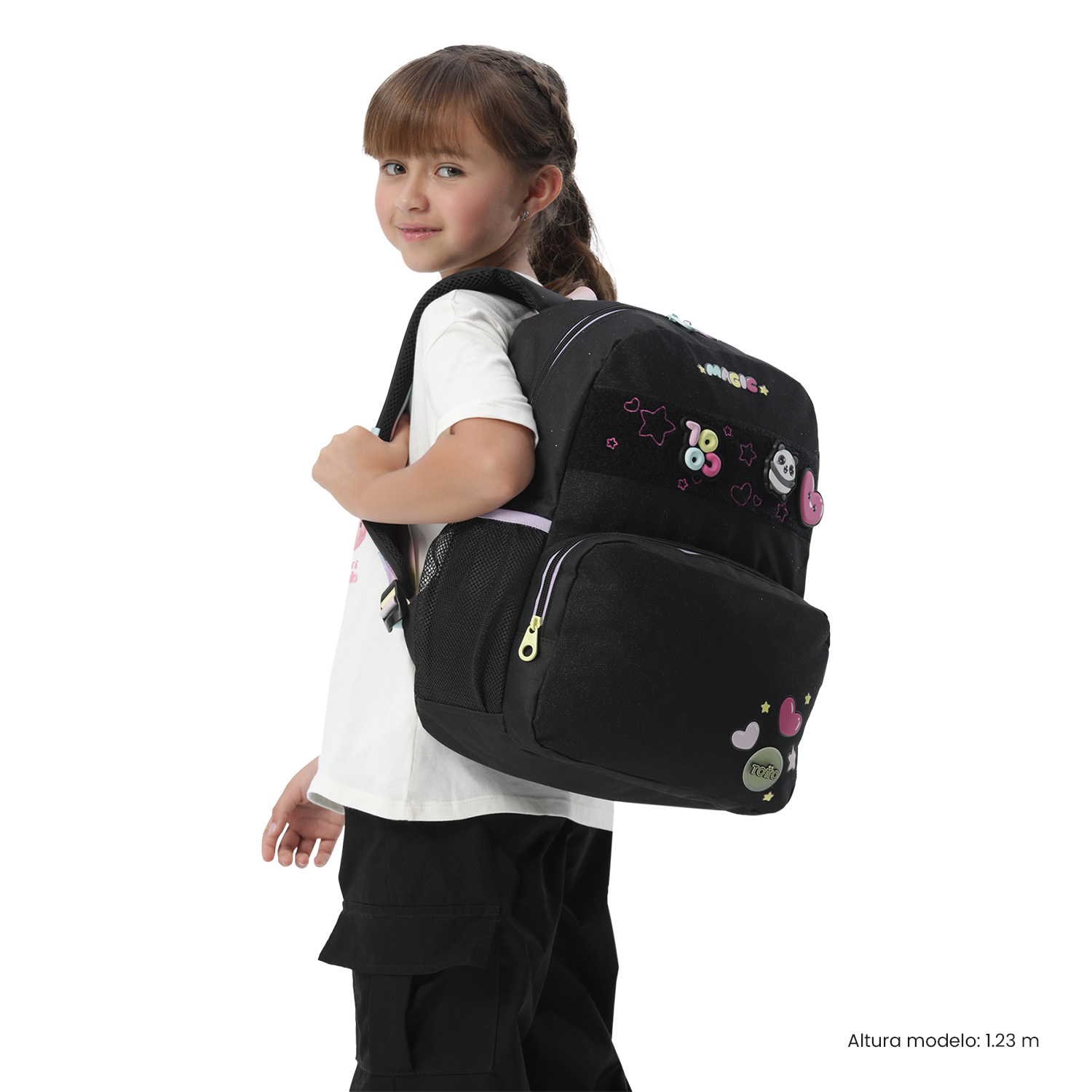 Mochila Glowing Black M - Imagen 2