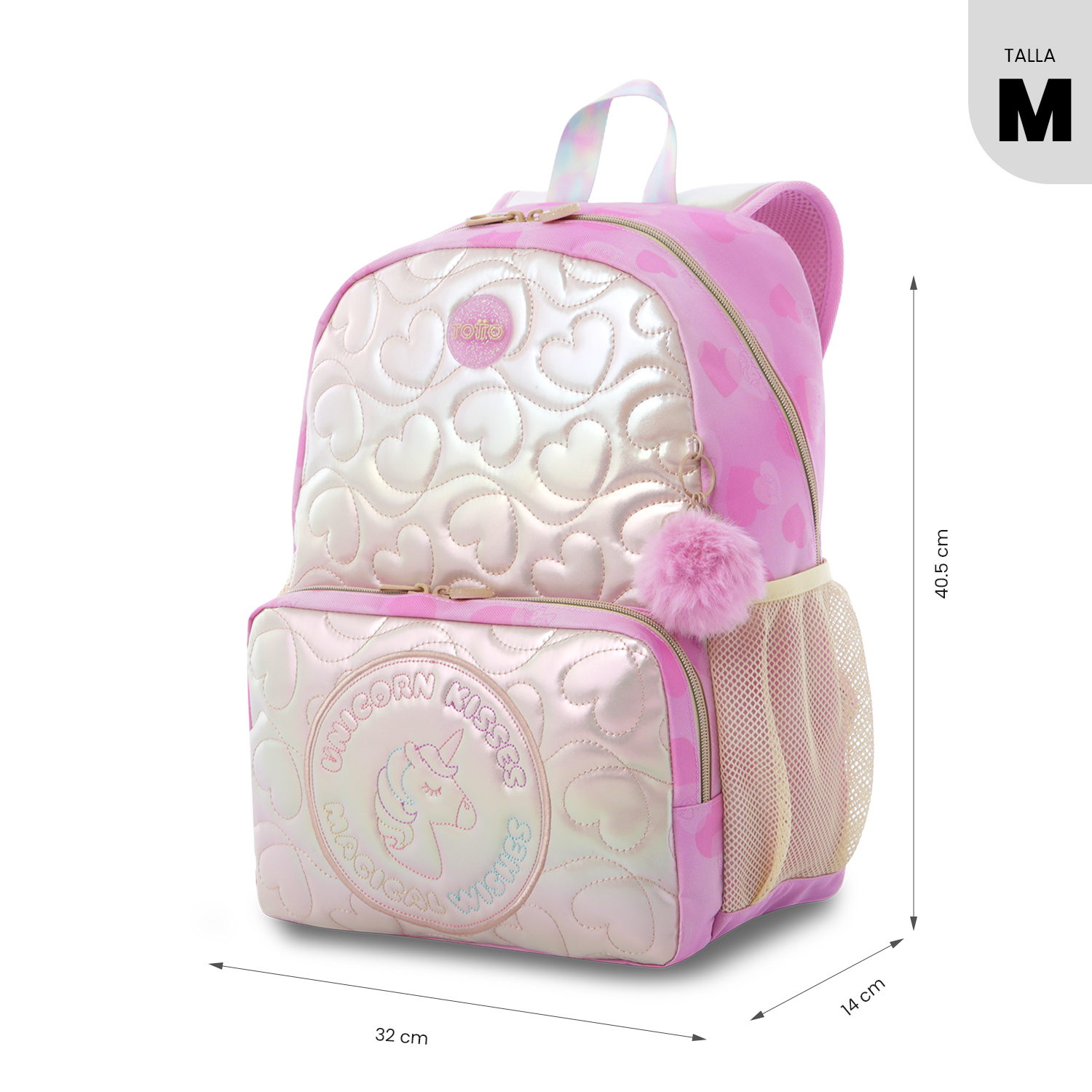 Mochila Unicorn Kisses M - Imagen 3